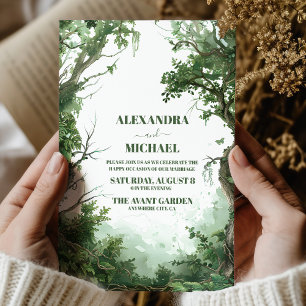 Rustic Mountain Wildflower Boho Wedding  Invitation