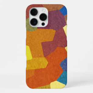 Rustic Multicolored Abstract Pattern iPhone 16 Pro Max Case