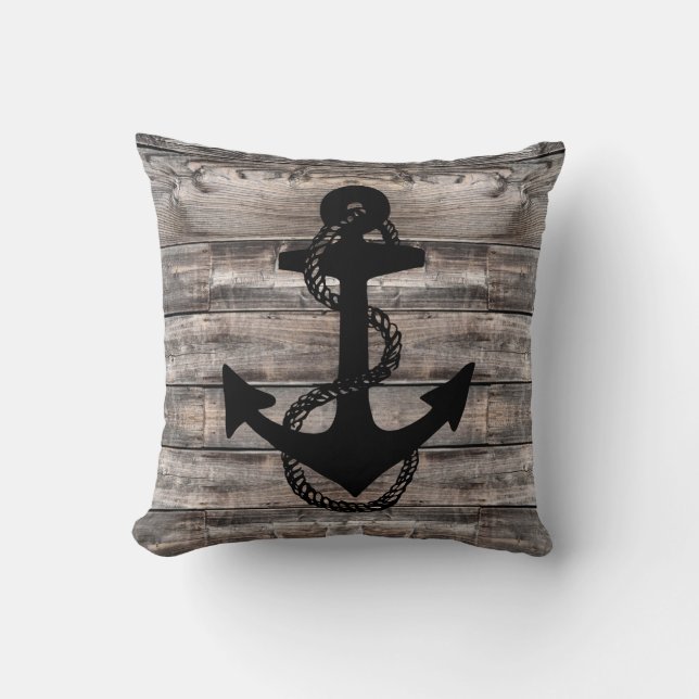 rustic nautical + ANCHOR ROPE | Cushion (Front)