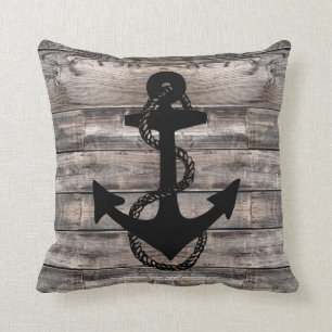 rustic nautical + ANCHOR ROPE   Cushion