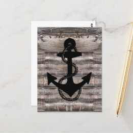 rustic nautical + ANCHOR ROPE | Postcard