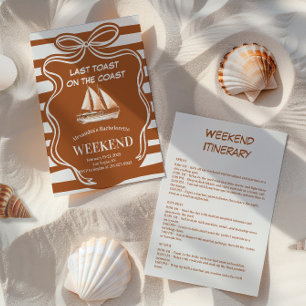 Rustic Nautical Bachelorette Invitation