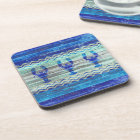 Rustic Navy Blue Coastal Decor Lobsters