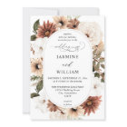 Rustic Neutral Boho Floral Wedding