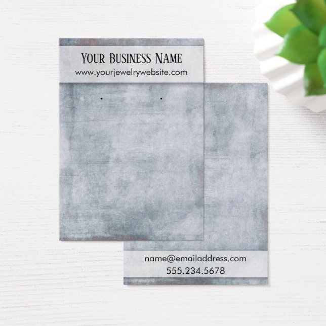 Rustic Neutrals Earring Holder Display Cards (Desk)