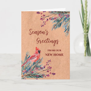 Rustic New Home Christmas Card