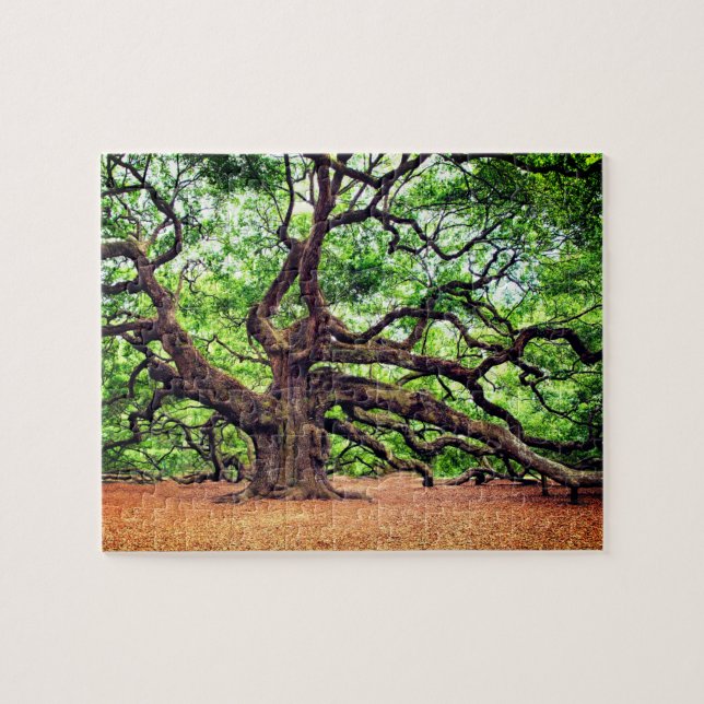 Rustic Oak Tree Jigsaw Puzzle (Horizontal)