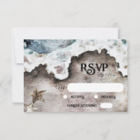 Rustic Ocean | Beach Destination Monogram Reply By