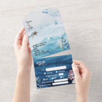 Rustic Ocean Complete RSVP Wedding