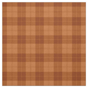 Rustic Orange Buffalo Plaid Check Autumn Farmhouse Fabric