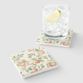 Rustic Orchard Stone Coaster