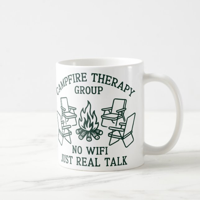 Rustic Outdoor Camping No WIFI Coffee Mug (Right)
