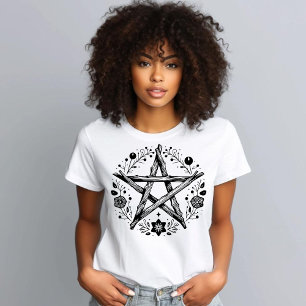 Rustic Pagan Star Pentacle T-Shirt