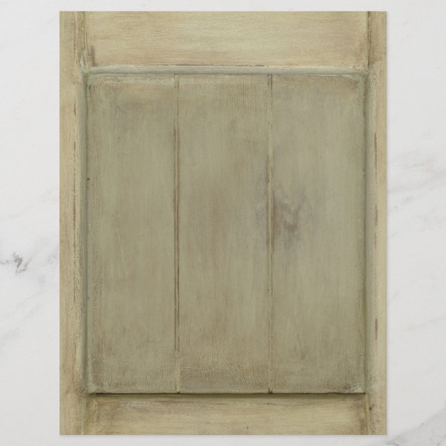 Rustic Painted Wood Door (Front)
