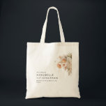 Rustic pampas grass floral the wedding of tote bag<br><div class="desc">Terracotta natural botanical modern minimal pampas grass rustic wedding tote. Part of a modern collection.</div>