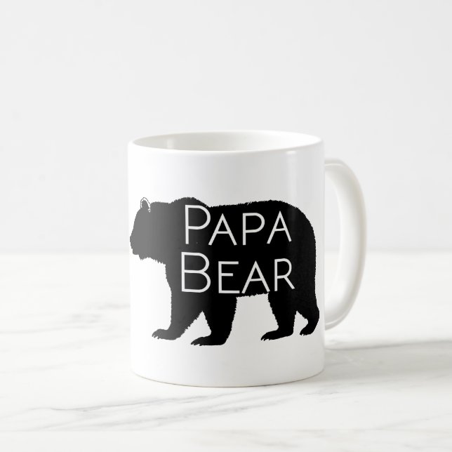 Rustic Papa Bear Mug (Front Right)
