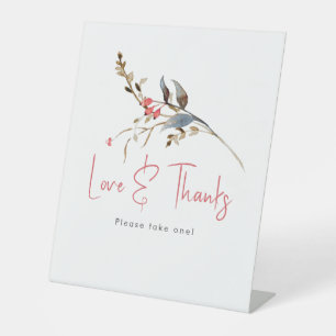 Rustic Party Favour Signs