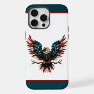 Rustic patriotic American/USA bald eagle iPhone 15 Pro Max Case