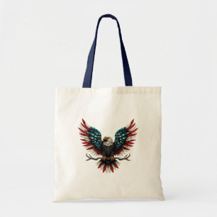 Rustic patriotic American/USA bald eagle Tote Bag