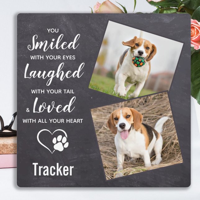 Rustic Personalised Pet Memorial Photo Plaque (Creator Uploaded)