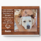 Rustic Personalised Photo Keepsake Pet Memorial