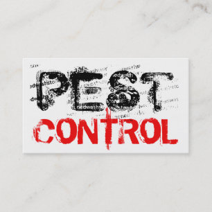 Rustic Pest Control Business Card