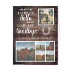 Rustic Pet Horse Personalised Memorial Photo