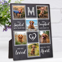 Rustic Pet Memorial Custom Unique 6 Photo Collage