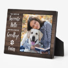 Rustic Pet Memorial Personalised Photo