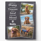 Rustic Pet Photo Collage Dog Memorial