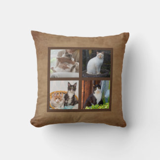 Rustic Pets Photo Cushion