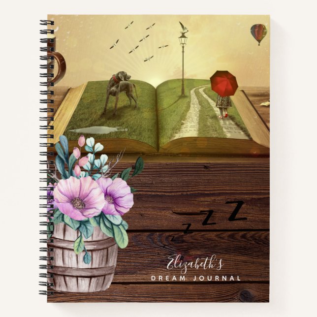 Rustic Photo Dream Journal Analysis Record (Front)