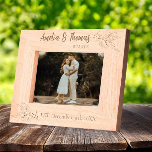Rustic Photo frame for weddings with Names
