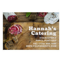 Rustic Photo Wooden Board Charcuterie Catering
