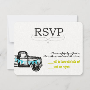 Rustic Pickup Truck Vintage Retro RSVP