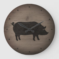 Rustic Pig Silhouette