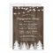 Rustic Pine Tree String Lights Engagement Party