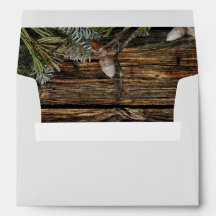 Rustic Pinecone Winter Wedding