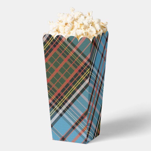 Rustic Plaid Anderson Classic Tartan Favour Box (Popped)