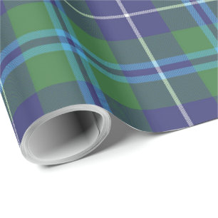 Rustic Plaid Classic Clan Douglas Tartan Wrapping Paper