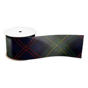 Rustic Plaid Classic Elegant Holidays Tartan Satin Ribbon