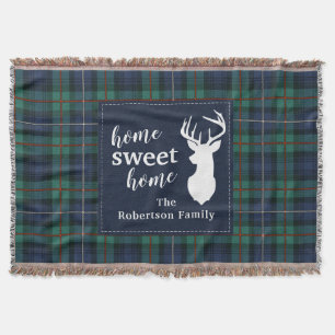 Rustic Plaid Elegant Robertson Tartan Throw Blanket