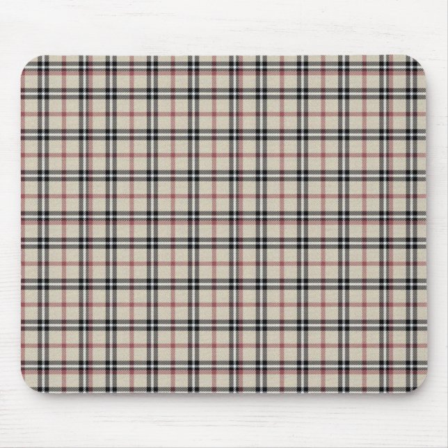 Rustic Plaid Mouse Pad (Front)