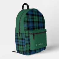 Rustic Plaid Personalised Campbell Tartan