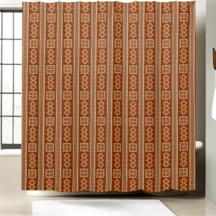 Rustic Plaid Shower Curtain