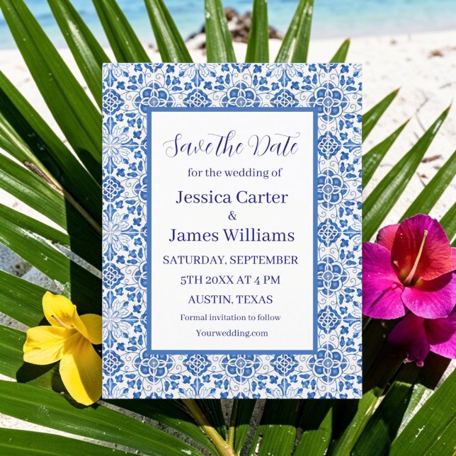 Rustic Portuguese Tiles Mediterranean Wedding (Creator Uploaded)