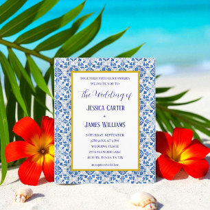 Rustic Portuguese Tiles Mediterranean Wedding