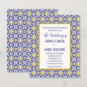 Rustic Portuguese Tiles Mediterranean Wedding