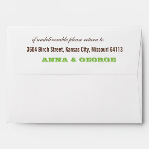 Rustic Poster: Apple Green A7 Envelopes