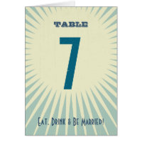 Rustic Poster: Sandy Beach Table Number